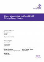 Care Inspectorate Inspection Report 2019