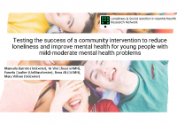 Young People Research -Social Connections and Relationships opt